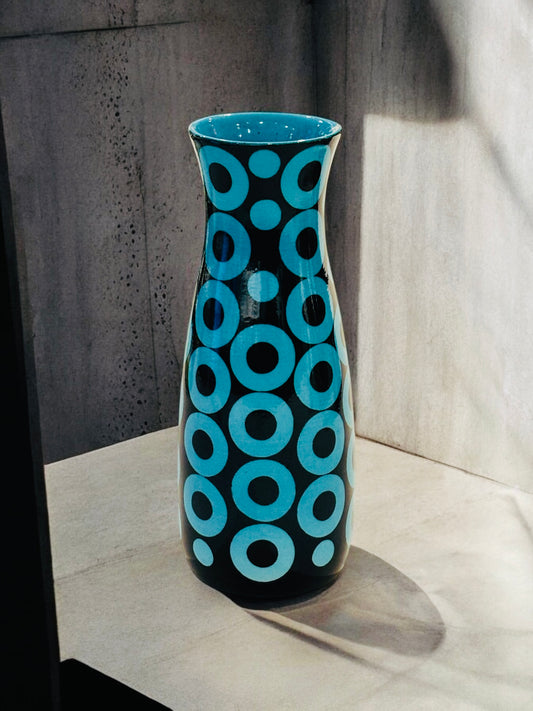 Circle Bud Vase - Blue