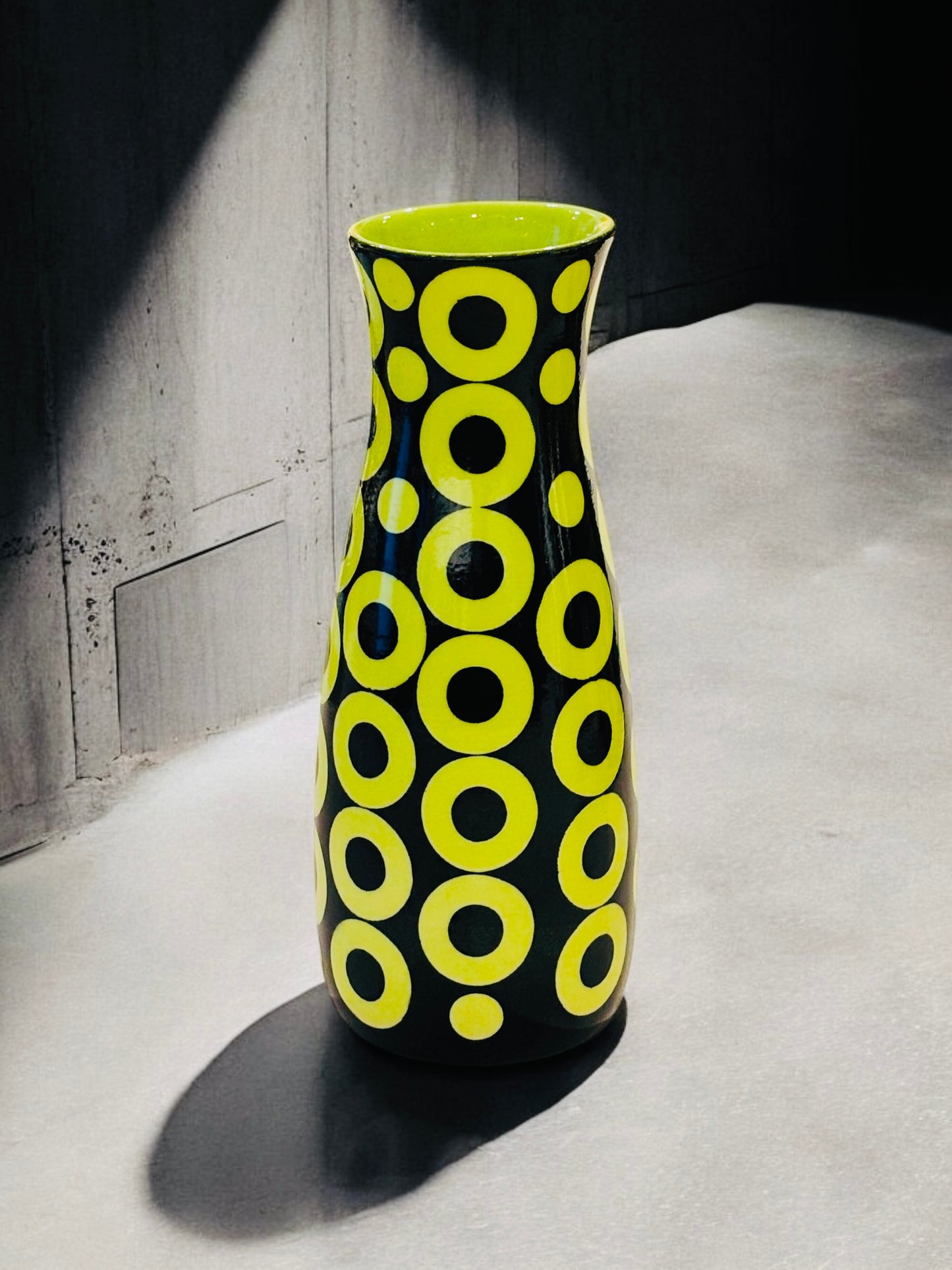 Circle Bud Vase - Lime