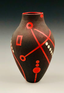 ColorBlast Vase - Magma Red