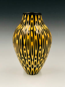 Colorblast Vase - Yellow Oval