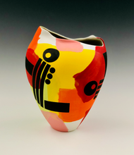 Load image into Gallery viewer, Hand Painted Vase #3